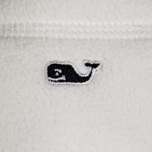 Vineyard Vines Full Zip Fleece Vest Women’s Small White Whale Logo Martha Vine - Picture 8 of 9